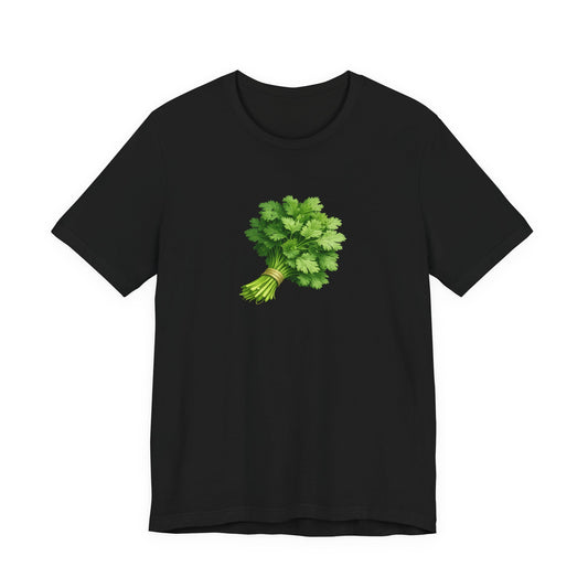 Cilantro Graphic T-Shirt — Front & Back Print | Market Fresh Collection