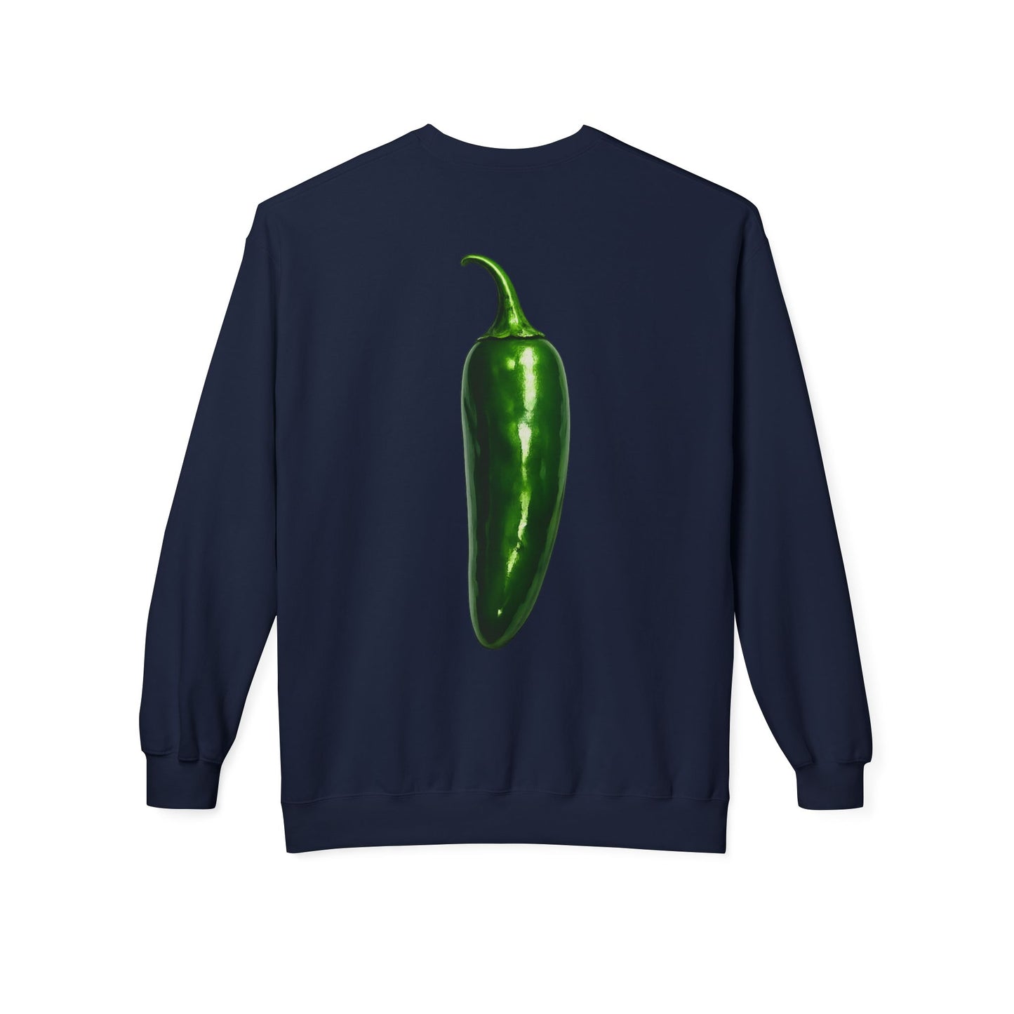Jalapeño 🌶️Crewneck sweatshirt — Front & Back Graphic (Market Fresh)