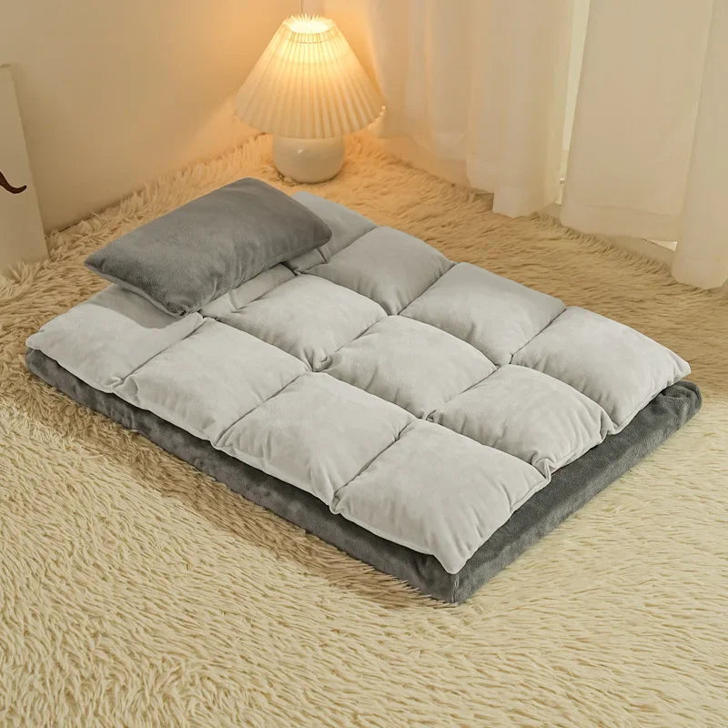 Cama Acolchada para Perros y Gatos – Suave y Lavable