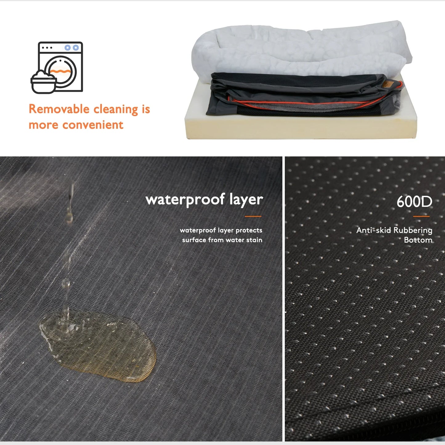 Cama para perros grandes, suave y cómoda, hipoalergénica y cálida
