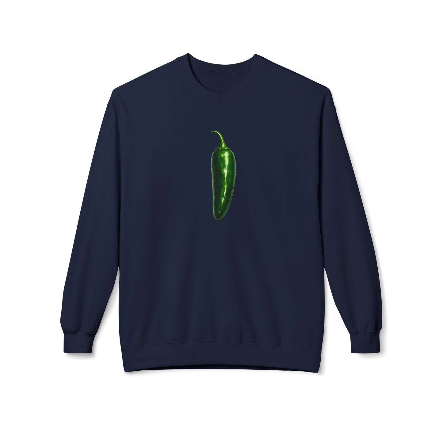 Jalapeño 🌶️Crewneck sweatshirt — Front & Back Graphic (Market Fresh)