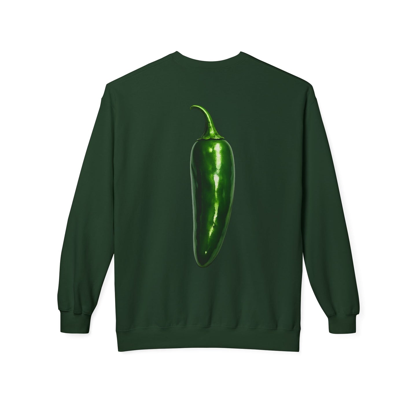 Jalapeño 🌶️Crewneck sweatshirt — Front & Back Graphic (Market Fresh)