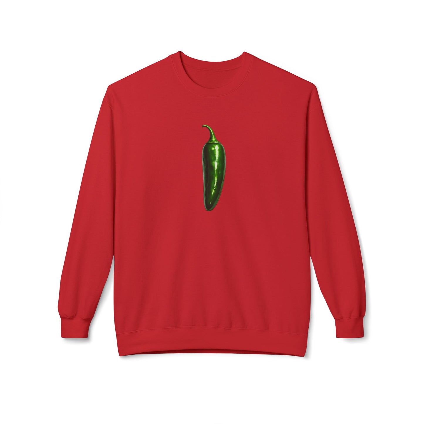 Jalapeño 🌶️Crewneck sweatshirt — Front & Back Graphic (Market Fresh)