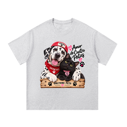 Camiseta 100% Algodón “Amor de Cuatro Patas” – OnlyOne Pets