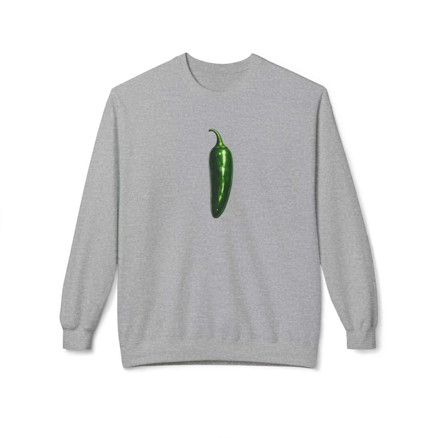 Jalapeño 🌶️Crewneck sweatshirt — Front & Back Graphic (Market Fresh)