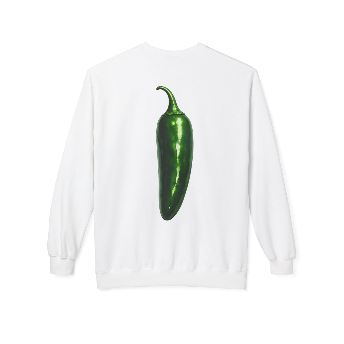 Jalapeño 🌶️Crewneck sweatshirt — Front & Back Graphic (Market Fresh)