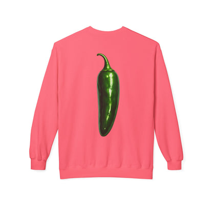 Jalapeño 🌶️Crewneck sweatshirt — Front & Back Graphic (Market Fresh)