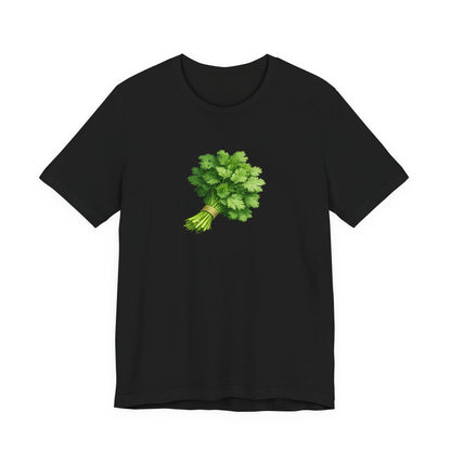 Cilantro Graphic T-Shirt — Front & Back Print | Market Fresh Collection