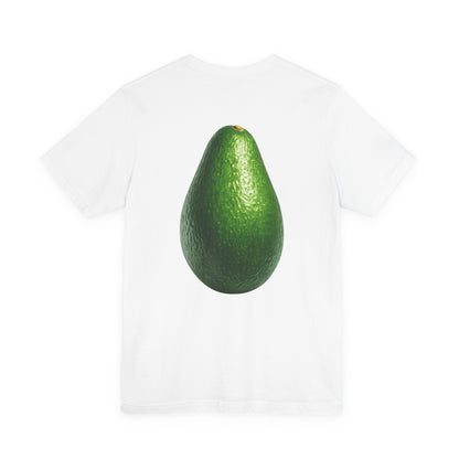 Avocado Graphic T-Shirt — Front & Back Print | Market Fresh Collection