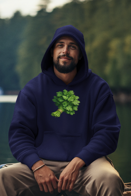 Cilantro Hoodie — Front Graphic | Market Fresh Collection
