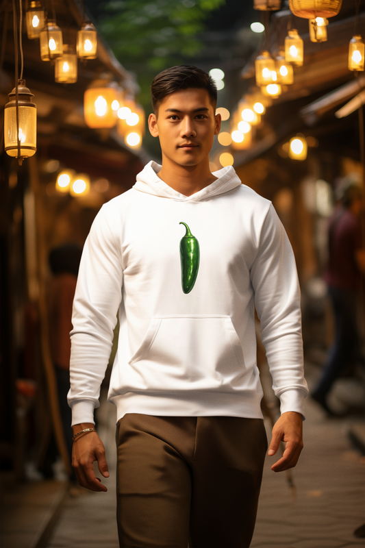 Serrano Chili Hoodie — Front Graphic | Market Fresh Collection