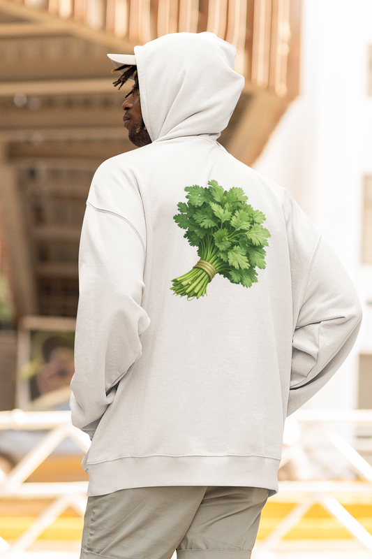 Cilantro Hoodie — Back Graphic | Market Fresh Collection