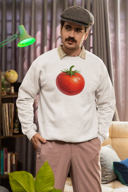 🍅Tomato Crewneck Sweatshirt — Front Graphic | Market Fresh Collection