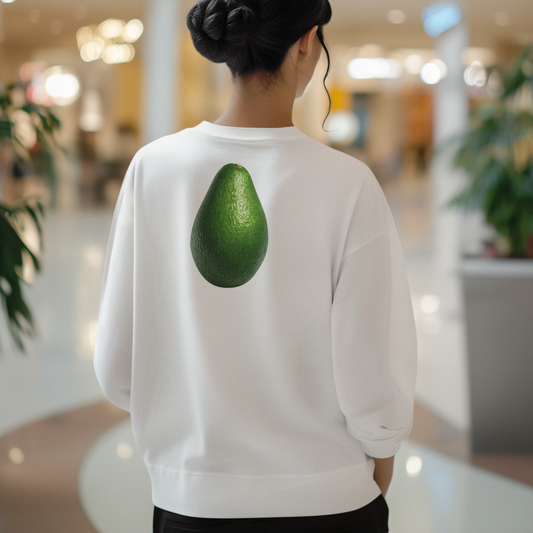 Avocado Crewneck Sweatshirt — Back Graphic | Market Fresh Collection