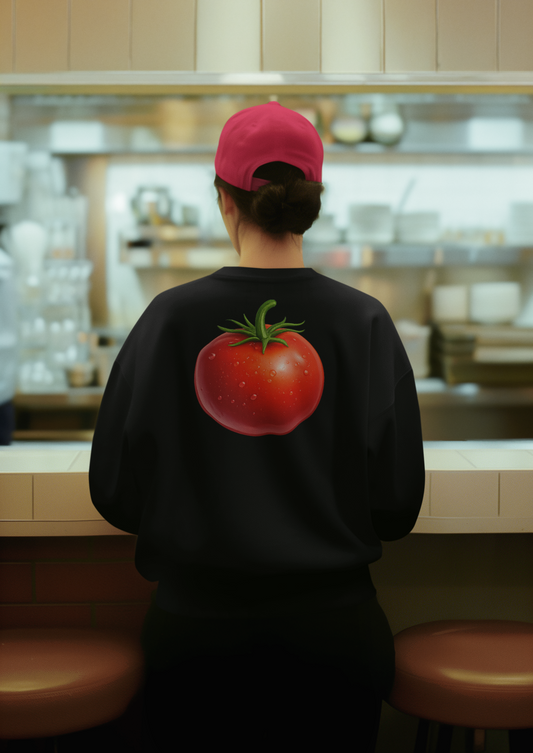 Tomato Crewneck Sweatshirt — Back Graphic | Market Fresh Collection