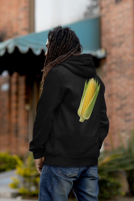 Corn Graphic Hoodie — Back Print | Market Fresh Collection