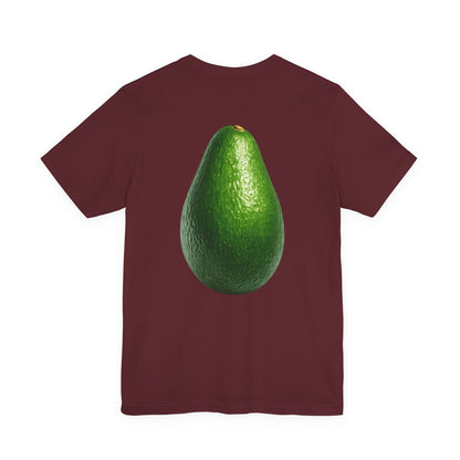 Avocado Graphic T-Shirt — Front & Back Print | Market Fresh Collection
