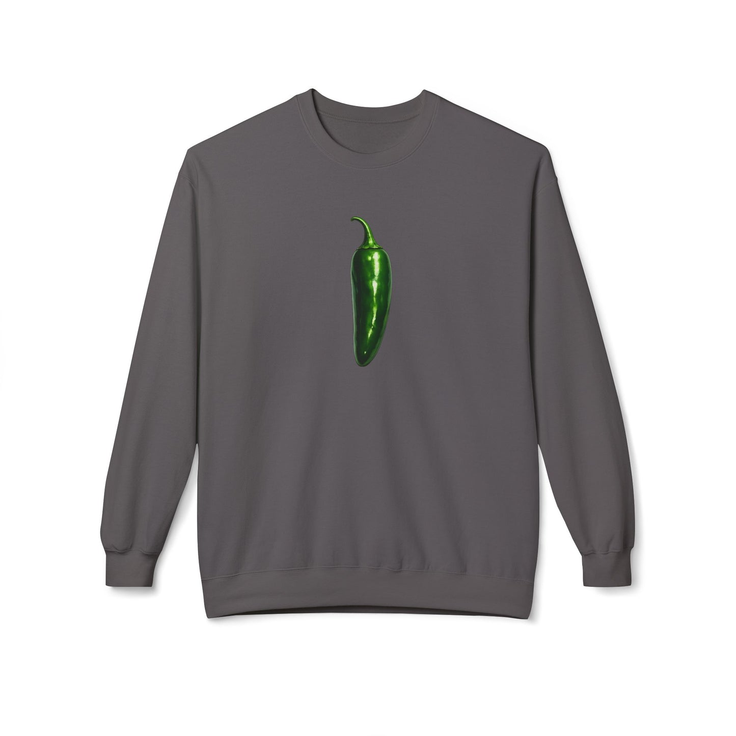 Jalapeño 🌶️Crewneck sweatshirt — Front & Back Graphic (Market Fresh)