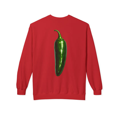 Jalapeño 🌶️Crewneck sweatshirt — Front & Back Graphic (Market Fresh)