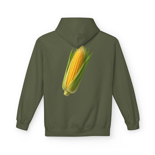 Corn Graphic Hoodie — Back Print | Market Fresh Collection