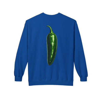 Jalapeño 🌶️Crewneck sweatshirt — Front & Back Graphic (Market Fresh)