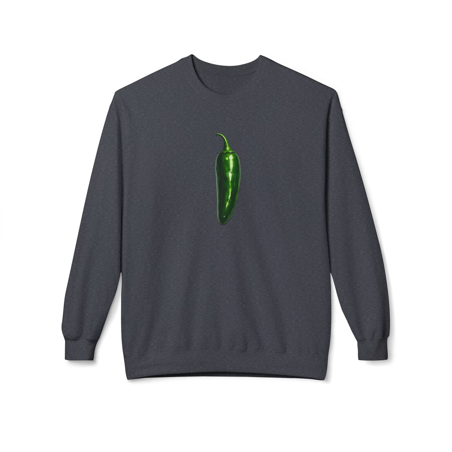 Jalapeño 🌶️Crewneck sweatshirt — Front & Back Graphic (Market Fresh)