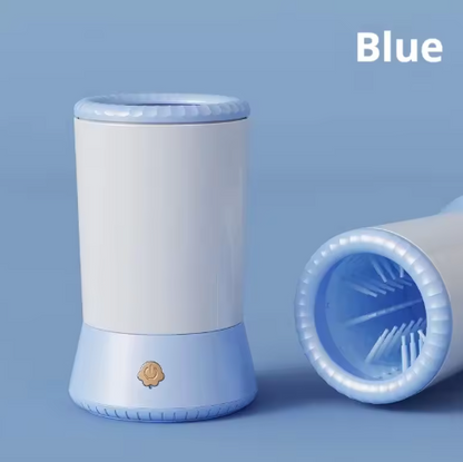 Dispositivo automático, silencioso e impermeable para una limpieza rápida de las patas