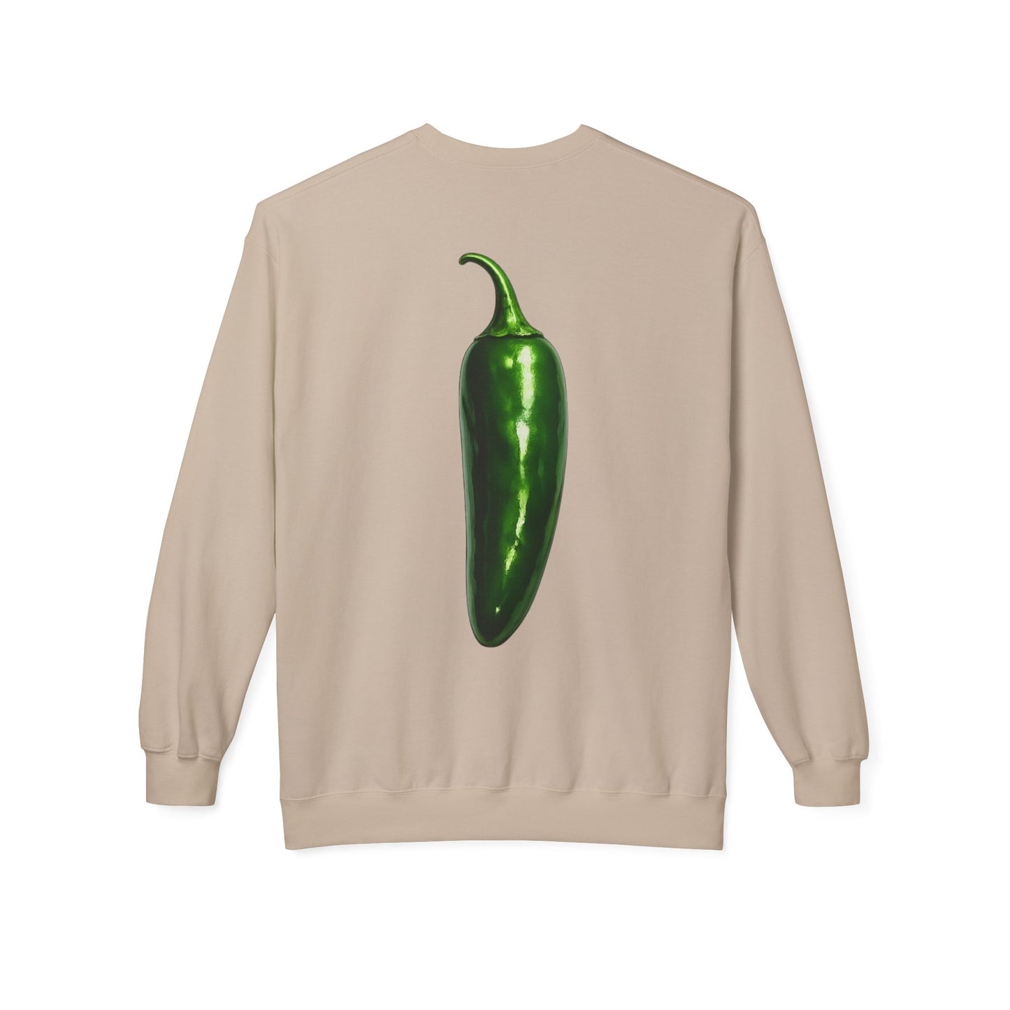 Jalapeño 🌶️Crewneck sweatshirt — Front & Back Graphic (Market Fresh)