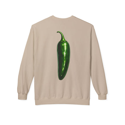 Jalapeño 🌶️Crewneck sweatshirt — Front & Back Graphic (Market Fresh)