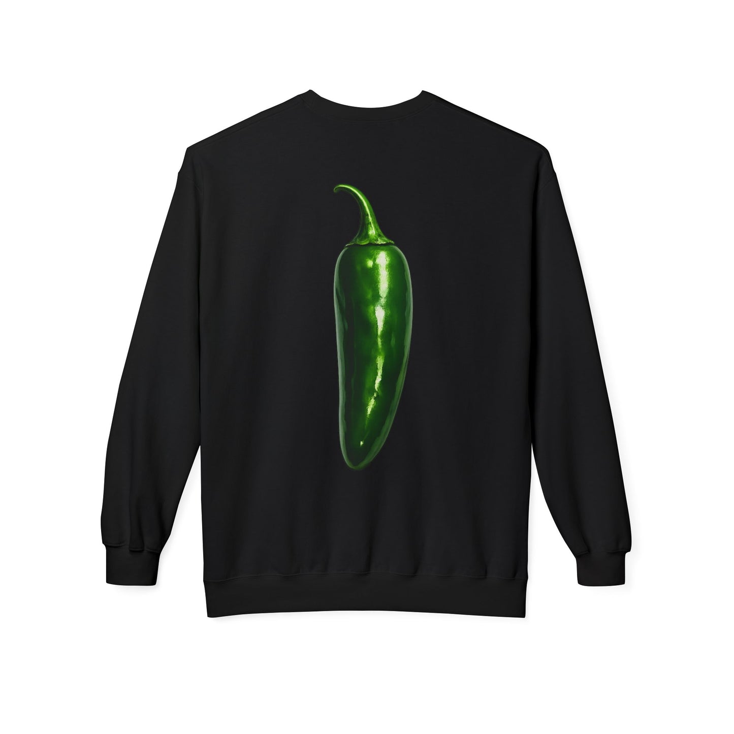 Jalapeño 🌶️Crewneck sweatshirt — Front & Back Graphic (Market Fresh)