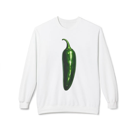 Jalapeño Pepper Crewneck Sweatshirt — Front Graphic | Market Fresh Collection