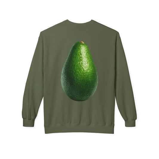 Avocado Crewneck Sweatshirt — Back Graphic | Market Fresh Collection