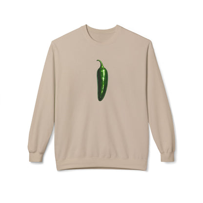 Jalapeño 🌶️Crewneck sweatshirt — Front & Back Graphic (Market Fresh)