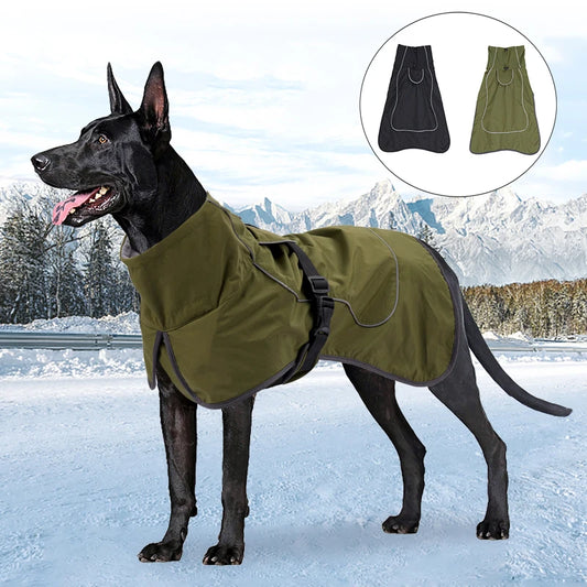 Chubasquero Abrigo de Invierno para Perros Medianos y Grandes