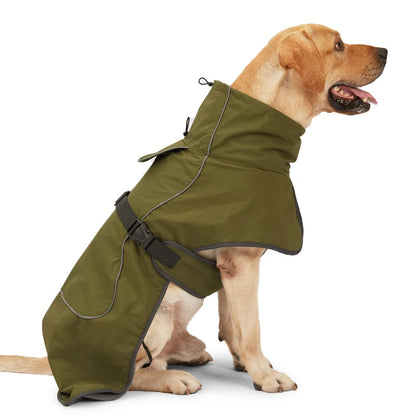 Chubasquero Abrigo de Invierno para Perros Medianos y Grandes