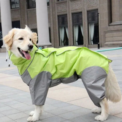 Chubasquero de Cuerpo Completo para Perro con Capucha
