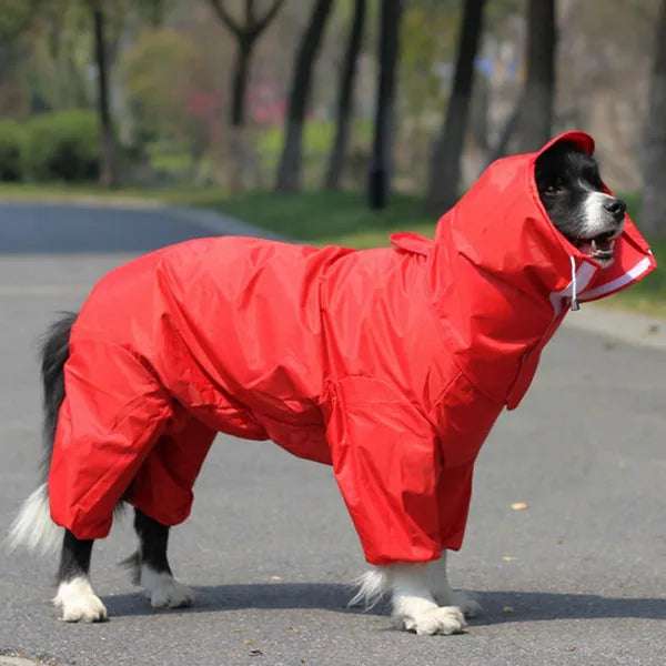 Chubasquero de Cuerpo Completo para Perro con Capucha