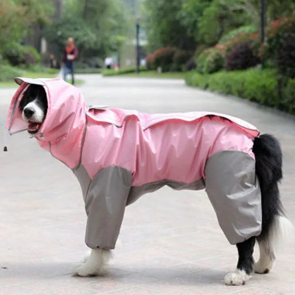 Chubasquero de Cuerpo Completo para Perro con Capucha