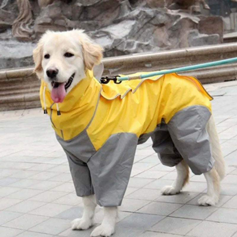 Chubasquero de Cuerpo Completo para Perro con Capucha