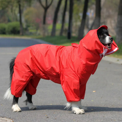 Chubasquero de Cuerpo Completo para Perro con Capucha