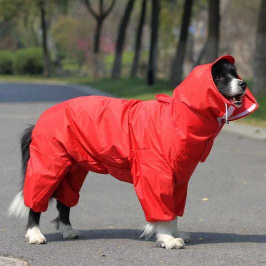 Chubasquero de Cuerpo Completo para Perro con Capucha
