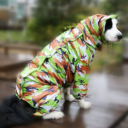Chubasquero de Cuerpo Completo para Perro con Capucha