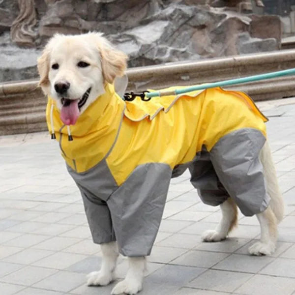 Chubasquero de Cuerpo Completo para Perro con Capucha