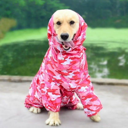 Chubasquero de Cuerpo Completo para Perro con Capucha