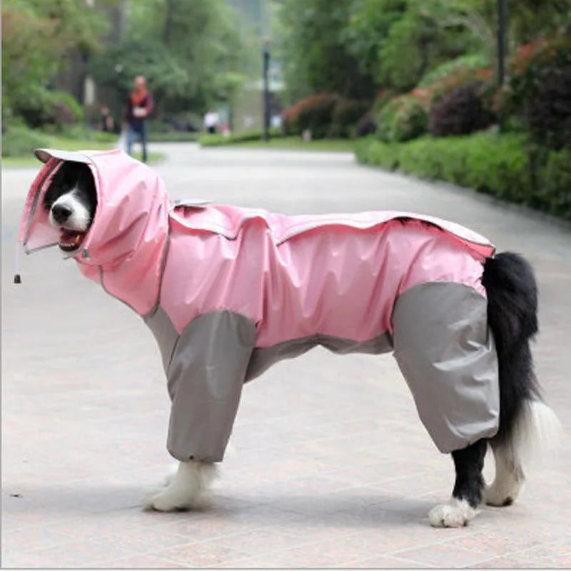 Chubasquero de Cuerpo Completo para Perro con Capucha