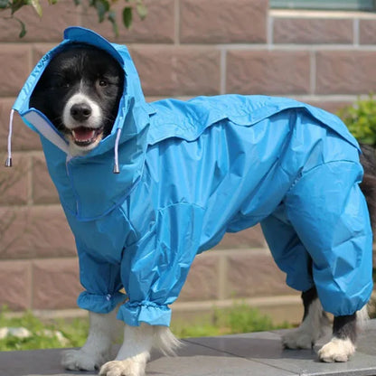 Chubasquero de Cuerpo Completo para Perro con Capucha
