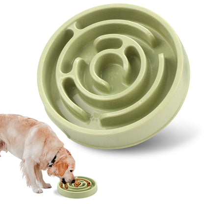 Cuenco de Alimentación Lenta para Perros y Gatos Antideslizante