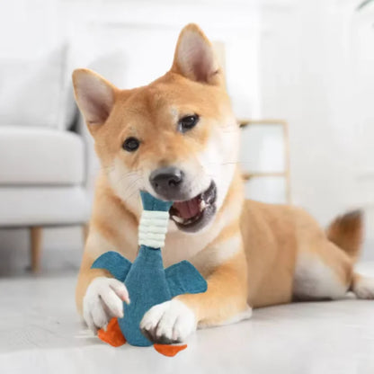 Juguete de Peluche para Perros con Chirrido, Juguete para Masticar y Buscar