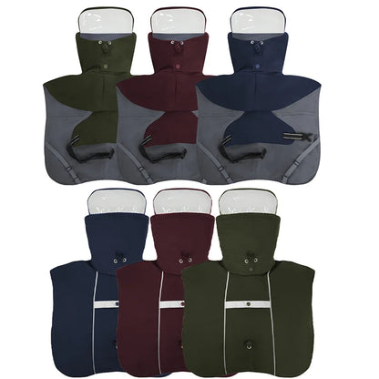Chubasquero de Doble Capa con Capucha Desmontable para Perro