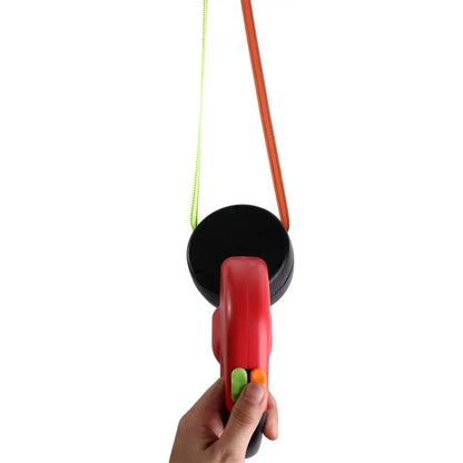 Correa Doble Retráctil para Perros con Luz LED – Ajustable y Reflectante 360°